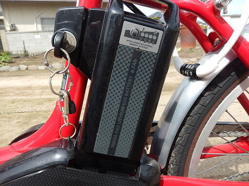 YAMAHA PAS NATURE 電動アシスト自転車 20インチ リチウムイオンバッテリー 8.7Aｈ