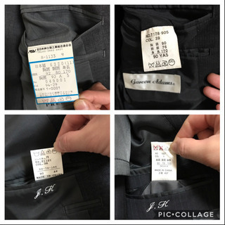 中古　メンズ　スーツ　１着のお値段ですの画像