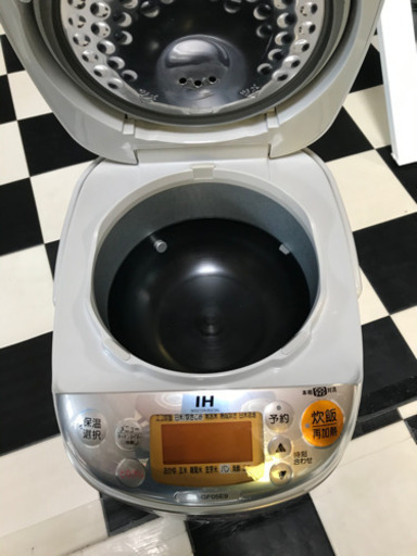 【リサイクルショップ八光　田上店】象印 IH炊飯ジャー(3合炊き) 「豪熱沸とうIH」 極め炊き シルバー NP-GF05E9