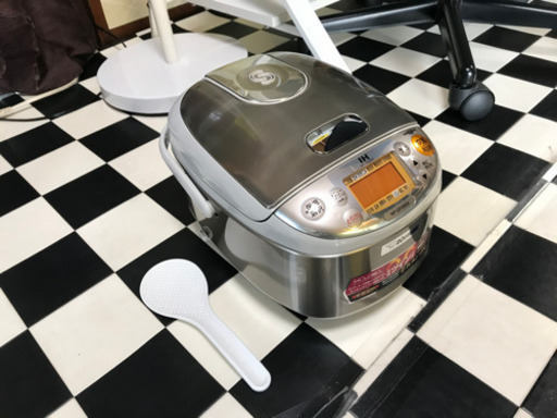 【リサイクルショップ八光　田上店】象印 IH炊飯ジャー(3合炊き) 「豪熱沸とうIH」 極め炊き シルバー NP-GF05E9