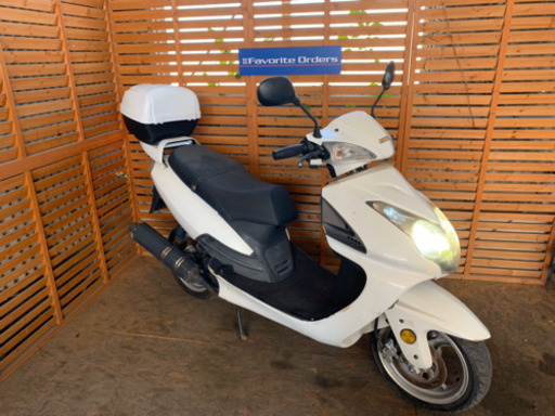 バイク屋さんで整備されたロンシン１２５