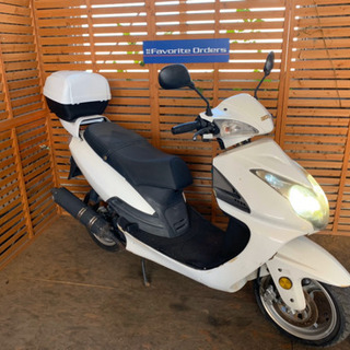 バイク屋さんで整備されたロンシン１２５