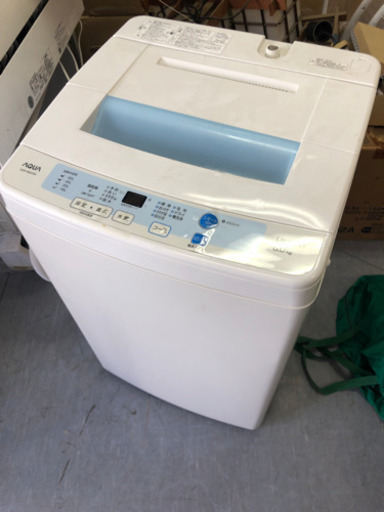 洗濯機　AQUA AQW-S60C 6.0kg 2014年製