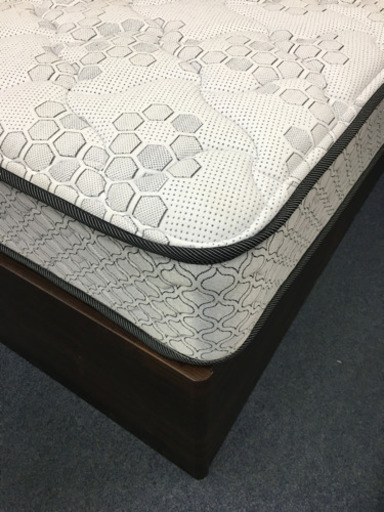 SC0184 【新生活応援セール】【美品】ニトリ宮付きシングルベッド　引き出し付き