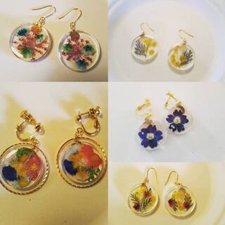 猫でもできる！ やさしいフラワーレジンアクセサリーワークショップ...