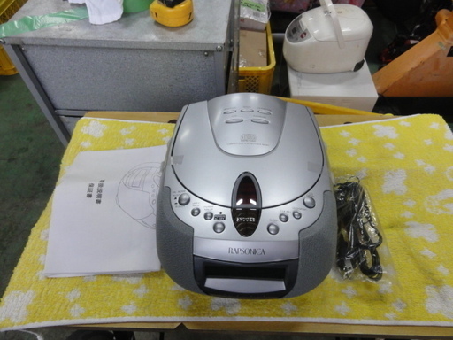 A073　RAPSONCA　CDプレイヤー／ラジオ　AR-231　未使用品