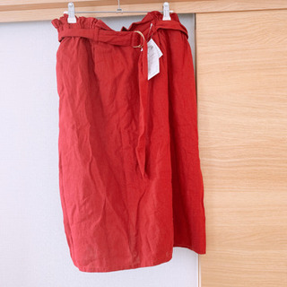 大きいサイズ 肩紐付きスカート