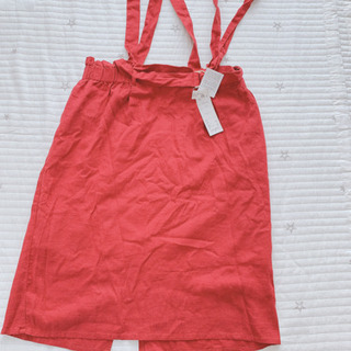 大きいサイズ 肩紐付きスカートの画像