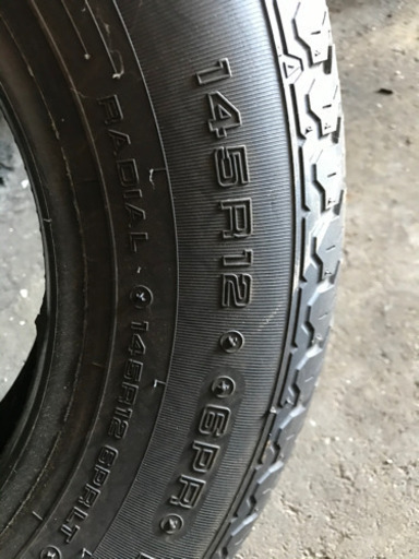 売却済　軽トラ、軽貨物、ほぼ新品夏タイヤ　4本