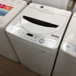 【12ヶ月安心保証付き】　SHARP 全自動洗濯機　2017年製