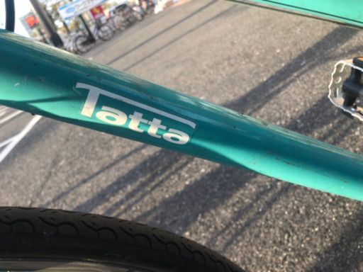 水色の自転車  28インチ　値下げ❗️¥7000