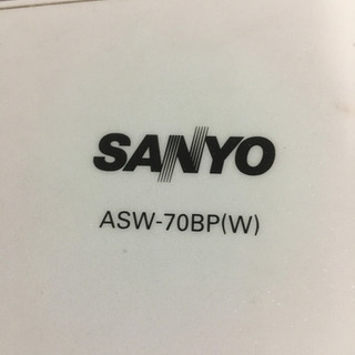 洗濯機　サンヨー　ASW 70   7ℓの画像