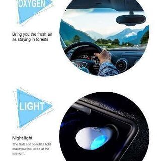 1000円新品★シガーソケット電源★ミニ空気清浄機　自動車用 の画像