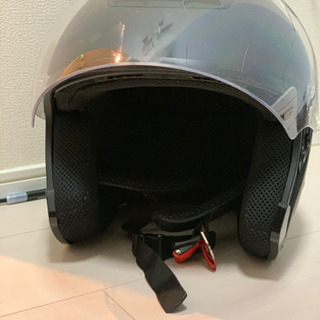 取引中　バイク用　ジェットヘルメット　Lサイズの画像