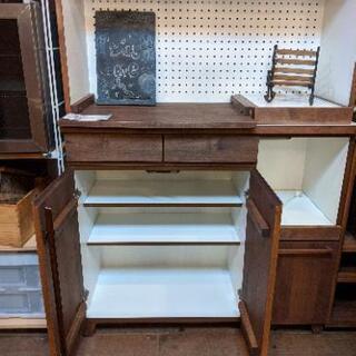 売約済み　食器棚　レンジボード　リビングハウス　ウォルナット　ウォールナット　ダイニングボード　living house 　の画像