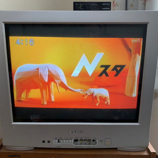 三菱ブラウン管テレビ21型地デジチューナー付き