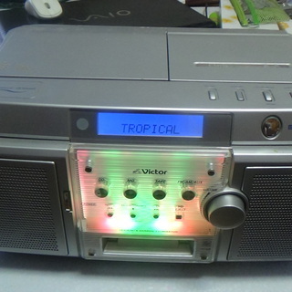 美品　ビクターラジカセ　Clavia