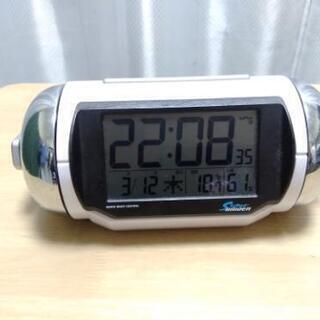 【3/16まで】音の大きな目ぜまし時計 電波時計 あげます