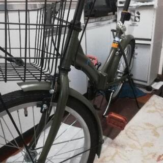 折り畳み自転車　美品　6段変速