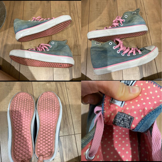 VANS ハイカット スニーカー　24.5cmの画像