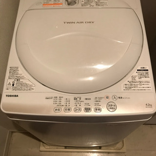 洗濯機(ホワイト)
