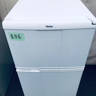 ‼️緊急価格‼️ 806番 Haier✨冷凍冷蔵庫❄️JR-N1...