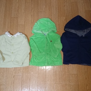 70サイズ　ベビー服　長袖③　男の子用　3着