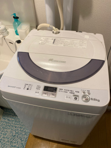 SHARP 全自動洗濯機 5.5kg ES-GE55N 2013年製