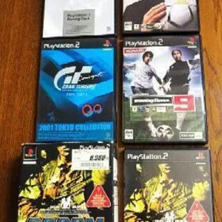 プレステ ２ ソフト 中古 ５枚セット ウイイレなど