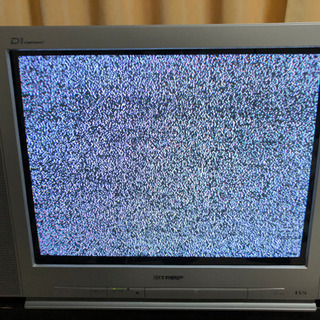 シャープ　25型　ブラウン管テレビ　差し上げます。