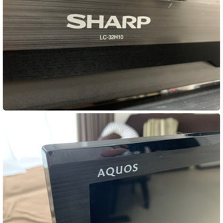 SHARP AQUOSテレビ・テレビ台 ※引出し付※中古
