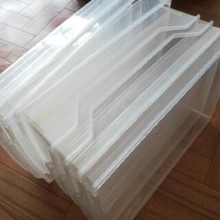無料　プラスチックトレー　書類ケース　セリアの画像