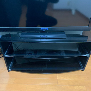 テレビ台　ガラス製