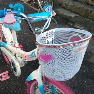 18インチ女の子用自転車