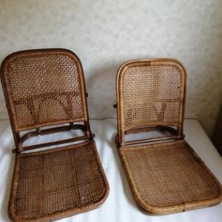 藤の座椅子差し上げます。の画像