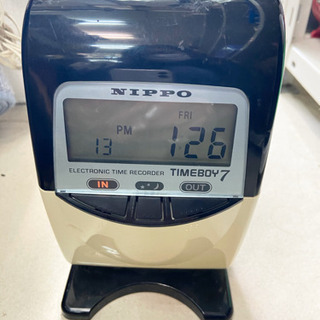中古 NIPPO タイムレコーダー タイムボーイ7