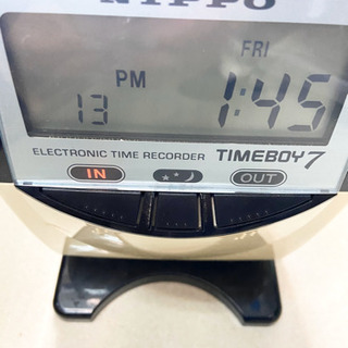 中古 NIPPO タイムレコーダー タイムボーイ7の画像
