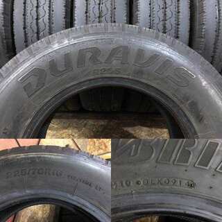 15年製他■ BS DURAVIS R205 ■ 6.50R16　LT 10PR ■6本set■B4579 4本 サマータイヤ 195&frasl;60R17.5 108&frasl;106L ブリヂストン デュラビス R205