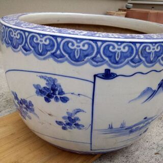 ☆値下げ☆火鉢　アンティーク　レトロ　灰有りの画像