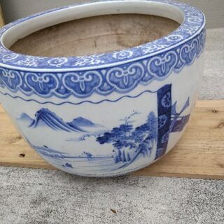 ☆値下げ☆火鉢　アンティーク　レトロ　灰有りの画像