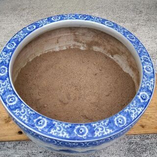 ☆値下げ☆火鉢　アンティーク　レトロ　灰有りの画像