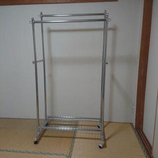 ハンガーラック 美品！キャスター付 高さ調節