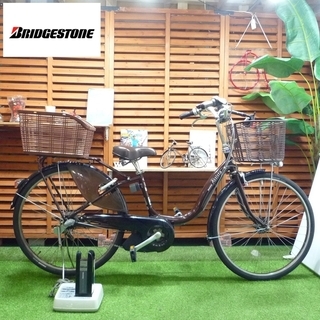 電動自転車 26インチ 新基準 ブリヂストン アシスタ 中古 LEDライト