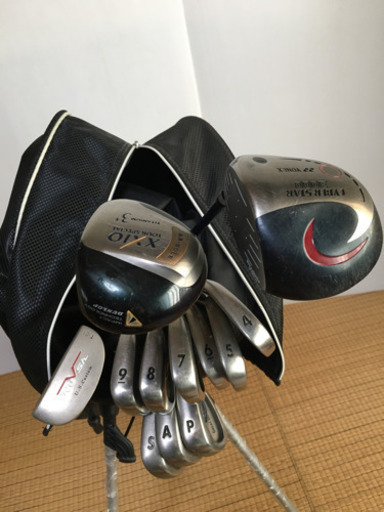 【豪華フルセット！】YONEX CYBERSTAR 3000ドライバ＋Callawayキャロウェイ アイアン等ゴルフクラブ 12本セッ