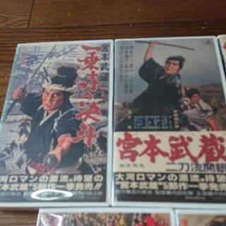中村錦之助、高倉健「宮本武蔵」5部作 VHS 全巻セットの画像