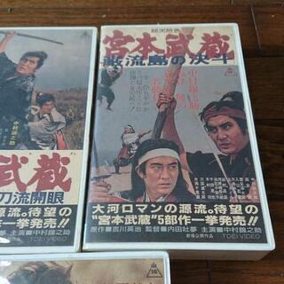 中村錦之助、高倉健「宮本武蔵」5部作 VHS 全巻セットの画像
