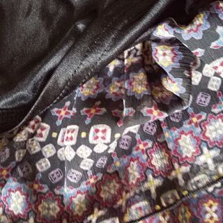 ニットベストワンピースの画像