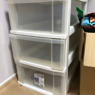 3段収納ケースの画像