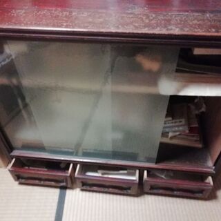 無料　引き戸　ガラス　アンティーク調の画像