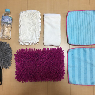 掃除道具 マイクロファイバー クロス ハンディモップ 6点